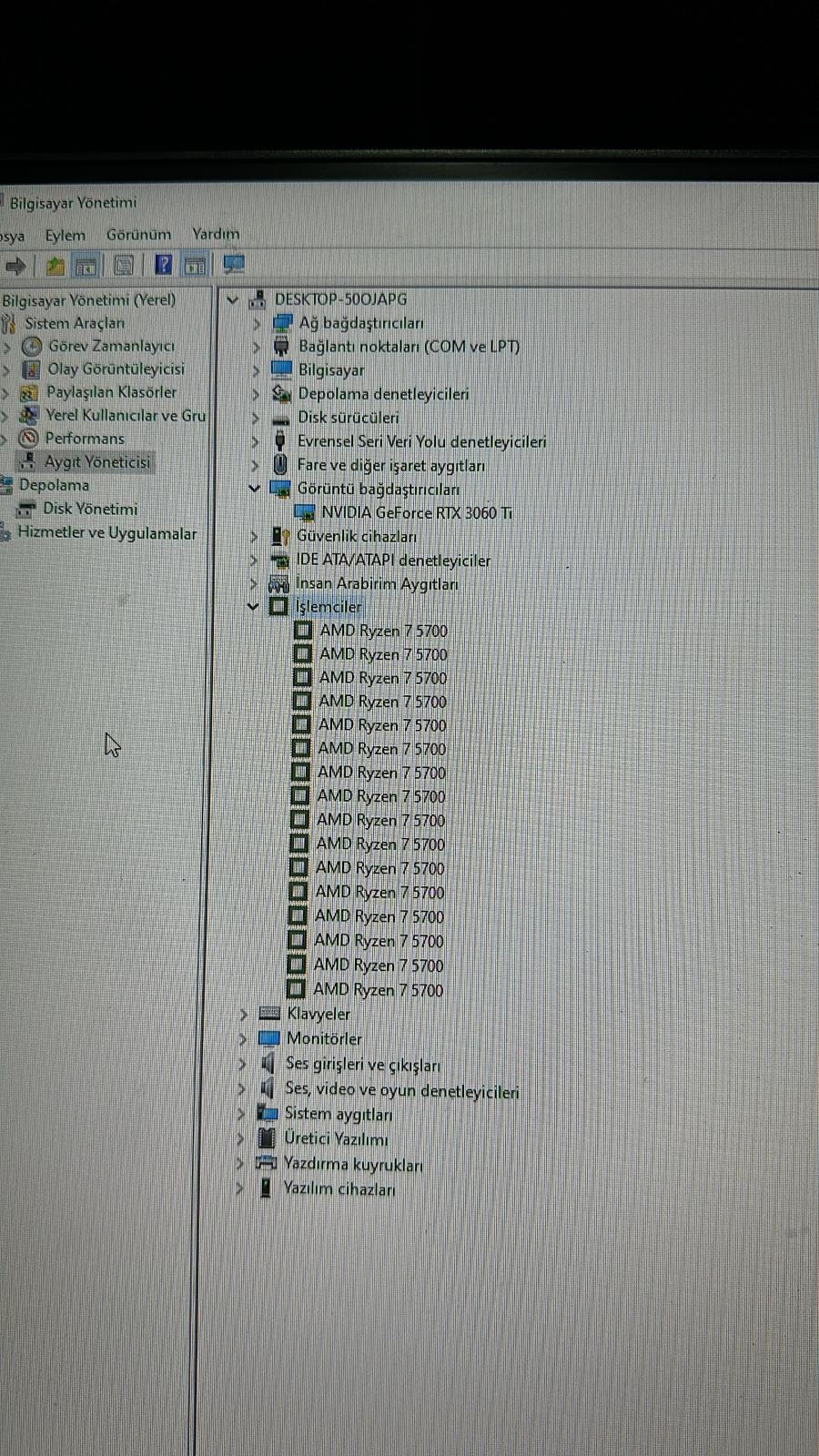 R5 5700 / RTX 3060 Beyaz