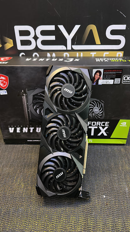 MSI GeForce RTX 3070 Ti Ventus 3X 8G Ekran Kartı