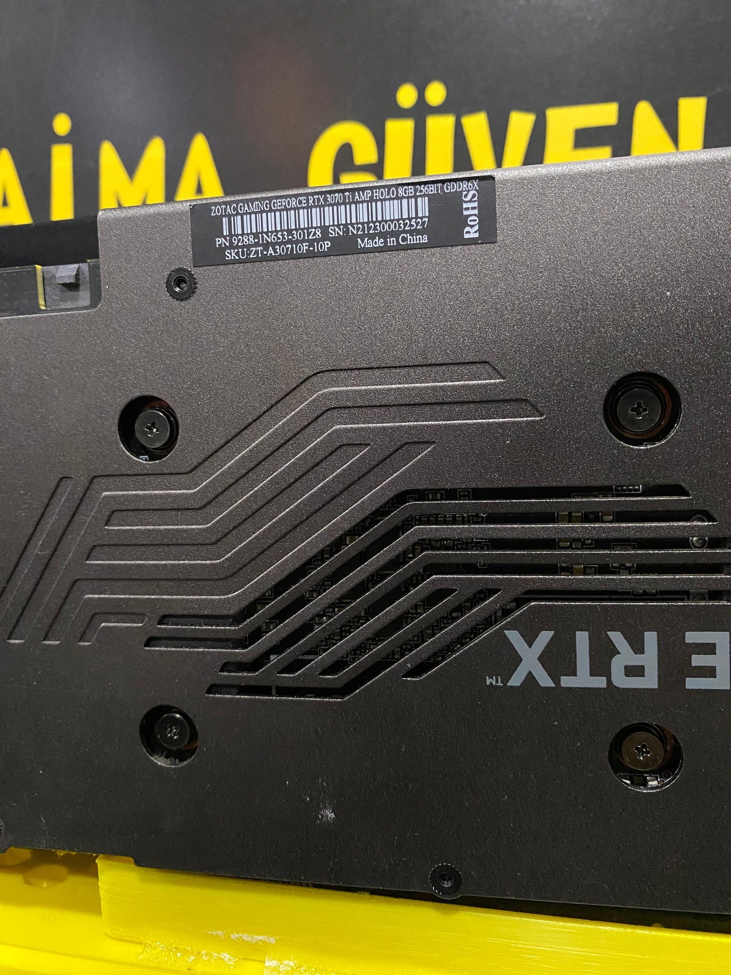 Zotac Gaming GeForce RTX 3070 Ti AMP Holo Ekran Kartı
