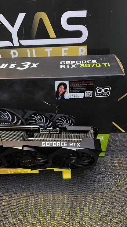 MSI GeForce RTX 3070 Ti Ventus 3X 8G Ekran Kartı