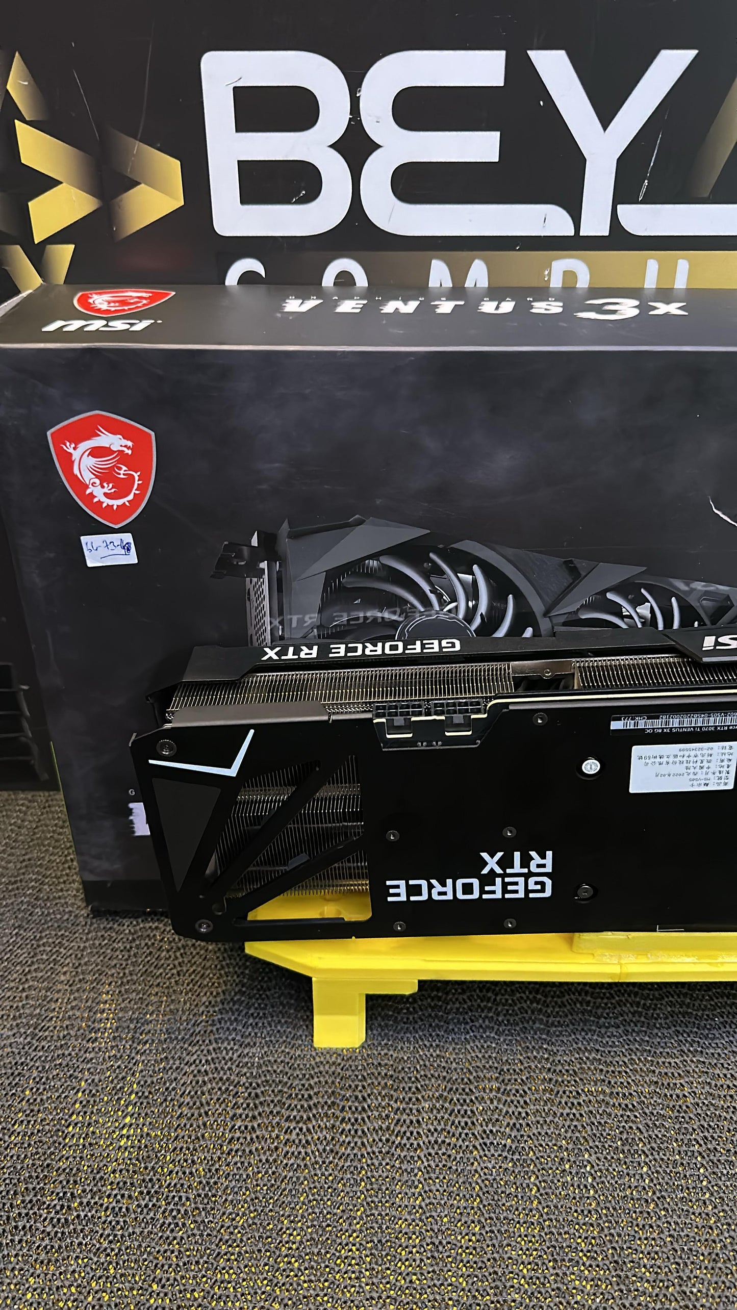 MSI GeForce RTX 3070 Ti Ventus 3X 8G Ekran Kartı