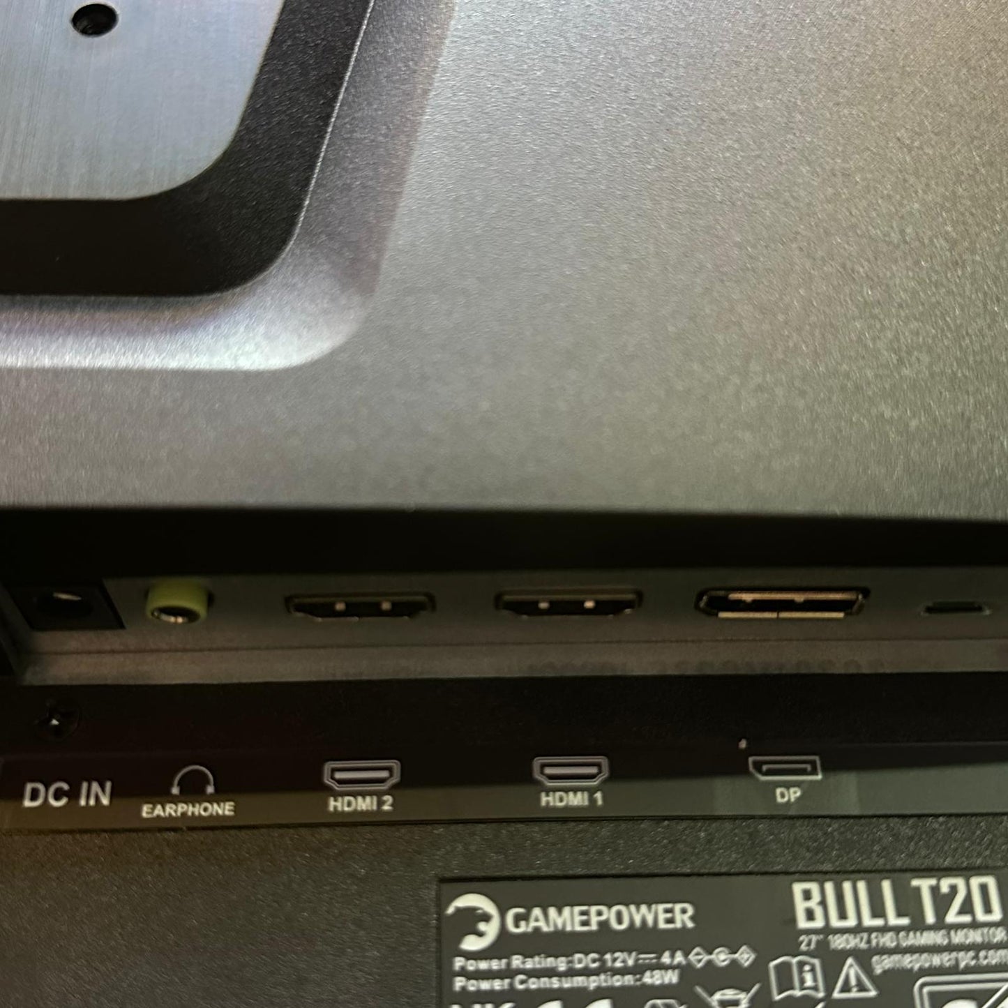 GamePower Bull T20 Monitör / 27" / 180Hz